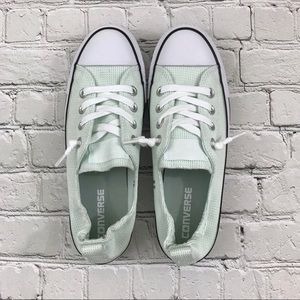 Converse light sea foam green shoe women’s size 8
